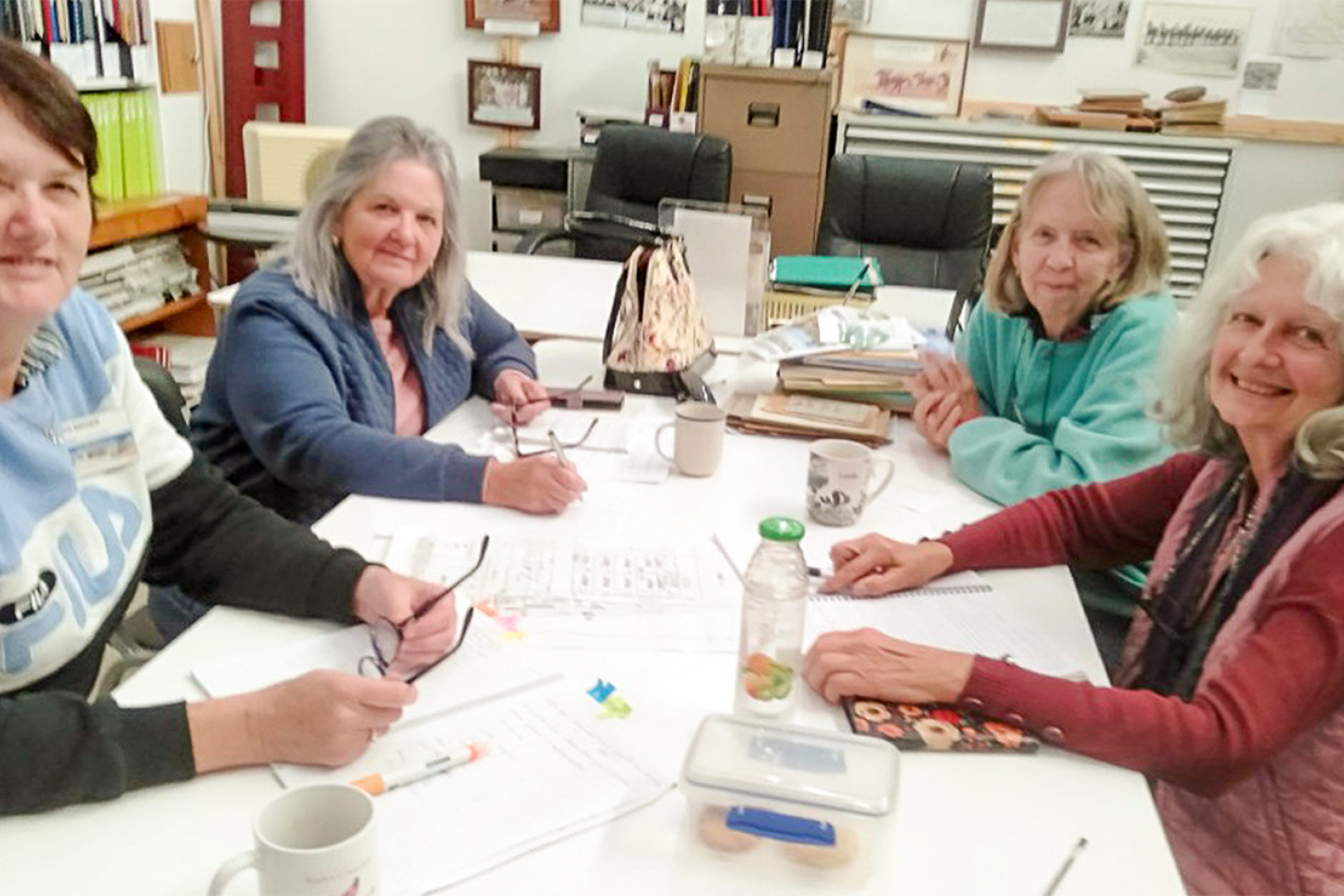 From left: event planners Kath Brown, Pat Tickner, Lynda Bishop & Linda Nicholas.