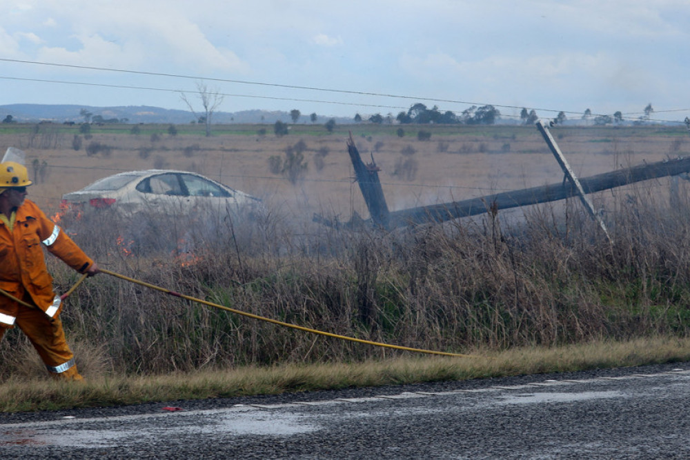 Clifton area without power after car strikes pole - feature photo