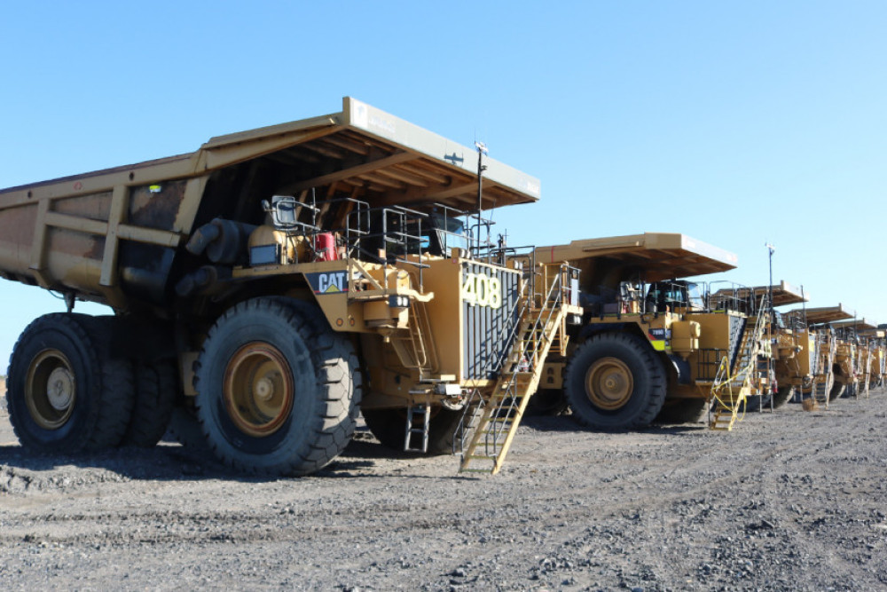 With New Acland close to entering care and maintenance mode, mining trucks at the site are laying dormant awaiting Stage 3 approvals from the Queensland Government.