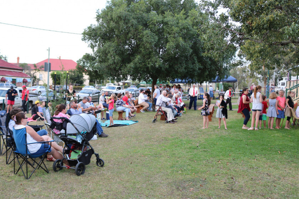 The Nobby Carols in the Park event has had good crowds in the past.