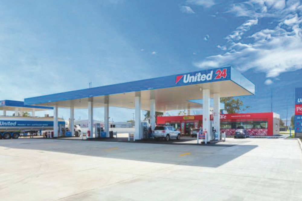 The dilapidated eyesore, once Steele Rudd Corner Service Station is to be replaced with a modern United facility.