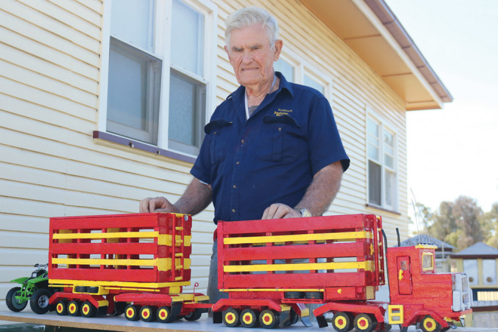 Building trucks, houses out of ice cream sticks - feature photo