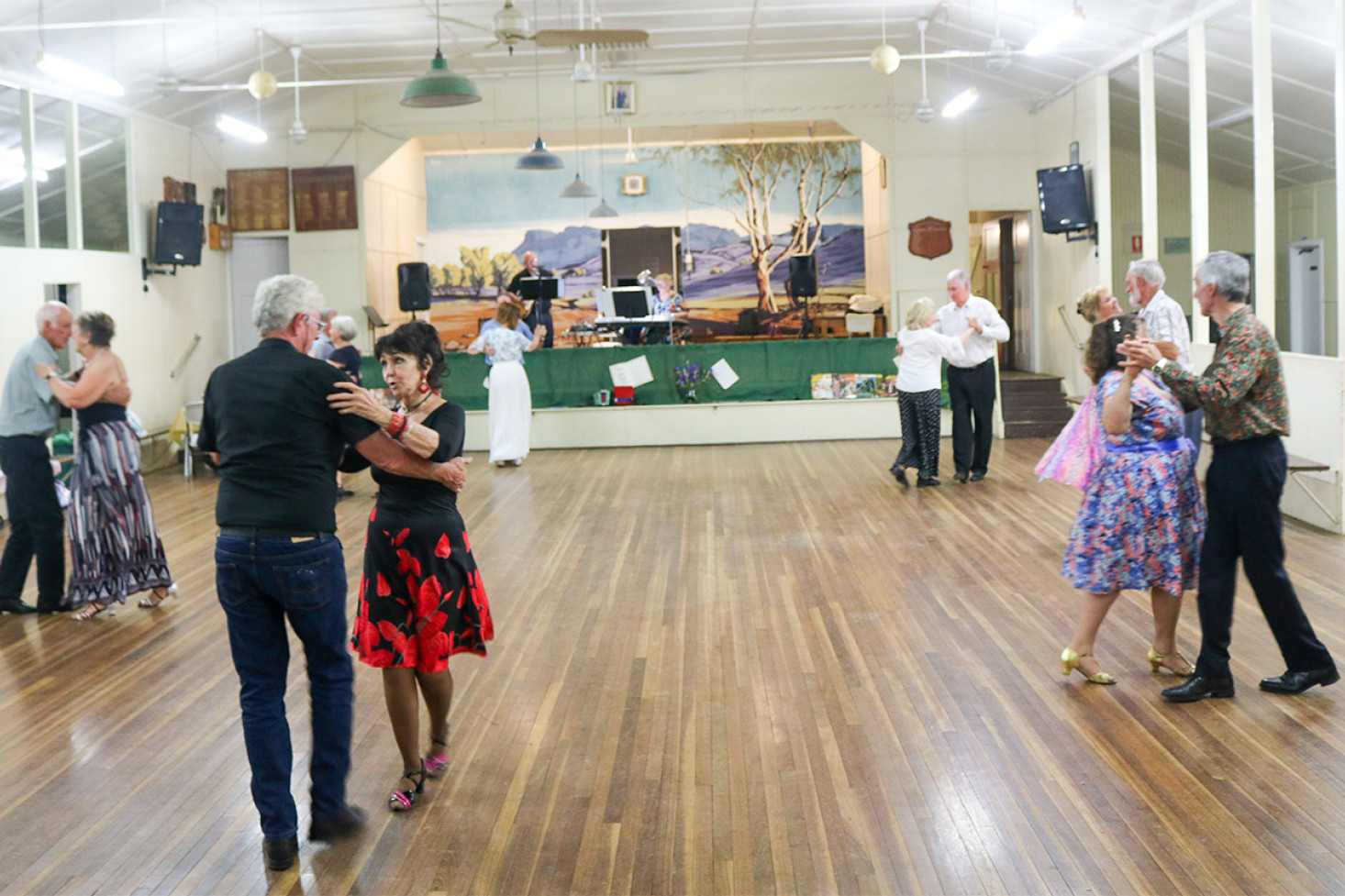 Dancing in the Hall at night after a long day.