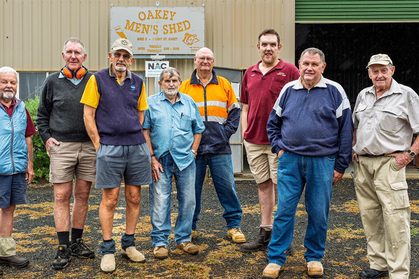 The Oakey Men’s Shed shortly before the announcement of its move from Cory Street to the Showgrounds.