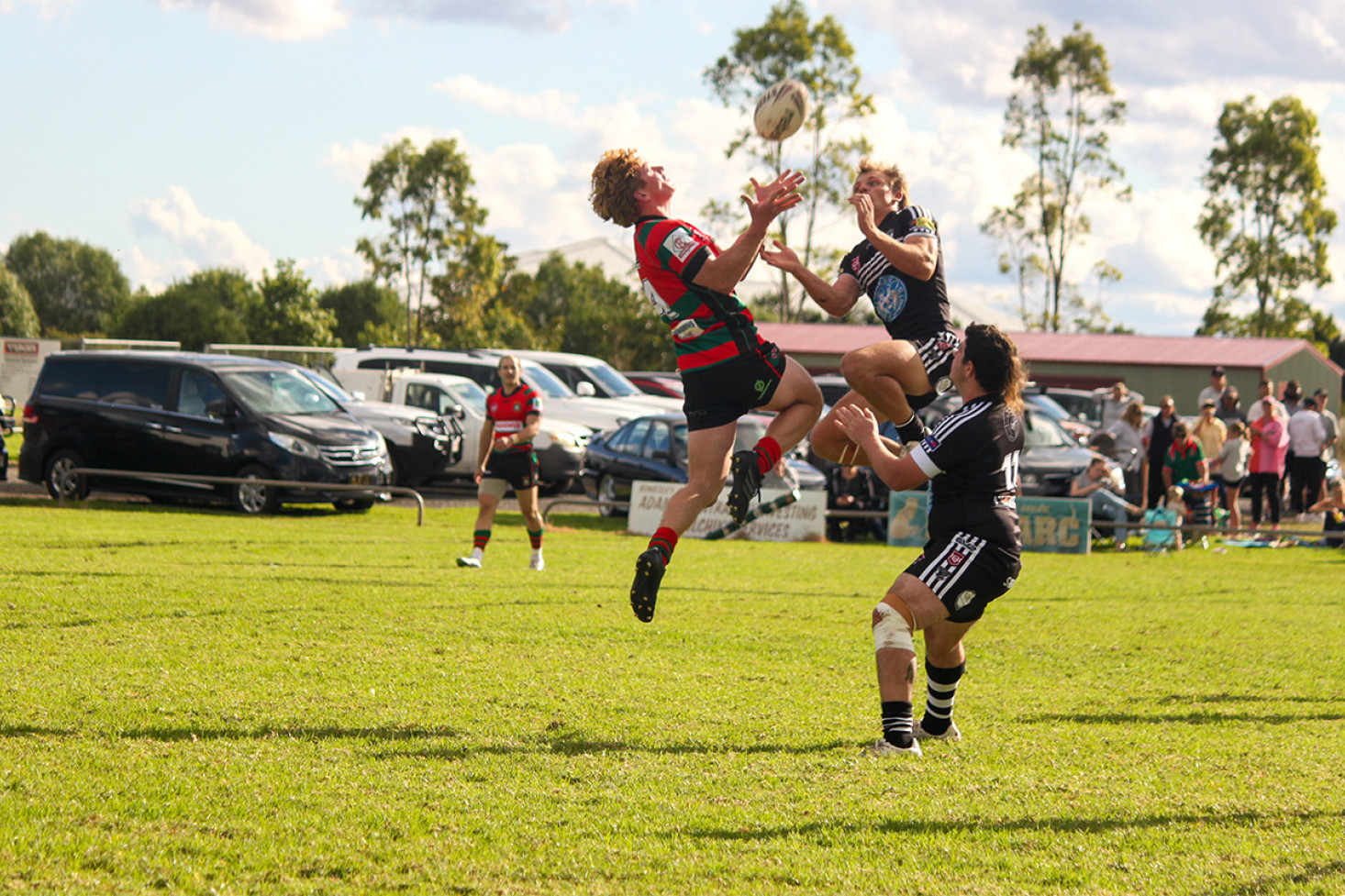 A Danes player competes with a Bears player for the ball in the reserve grade clash. Photo, Amelia Sutton