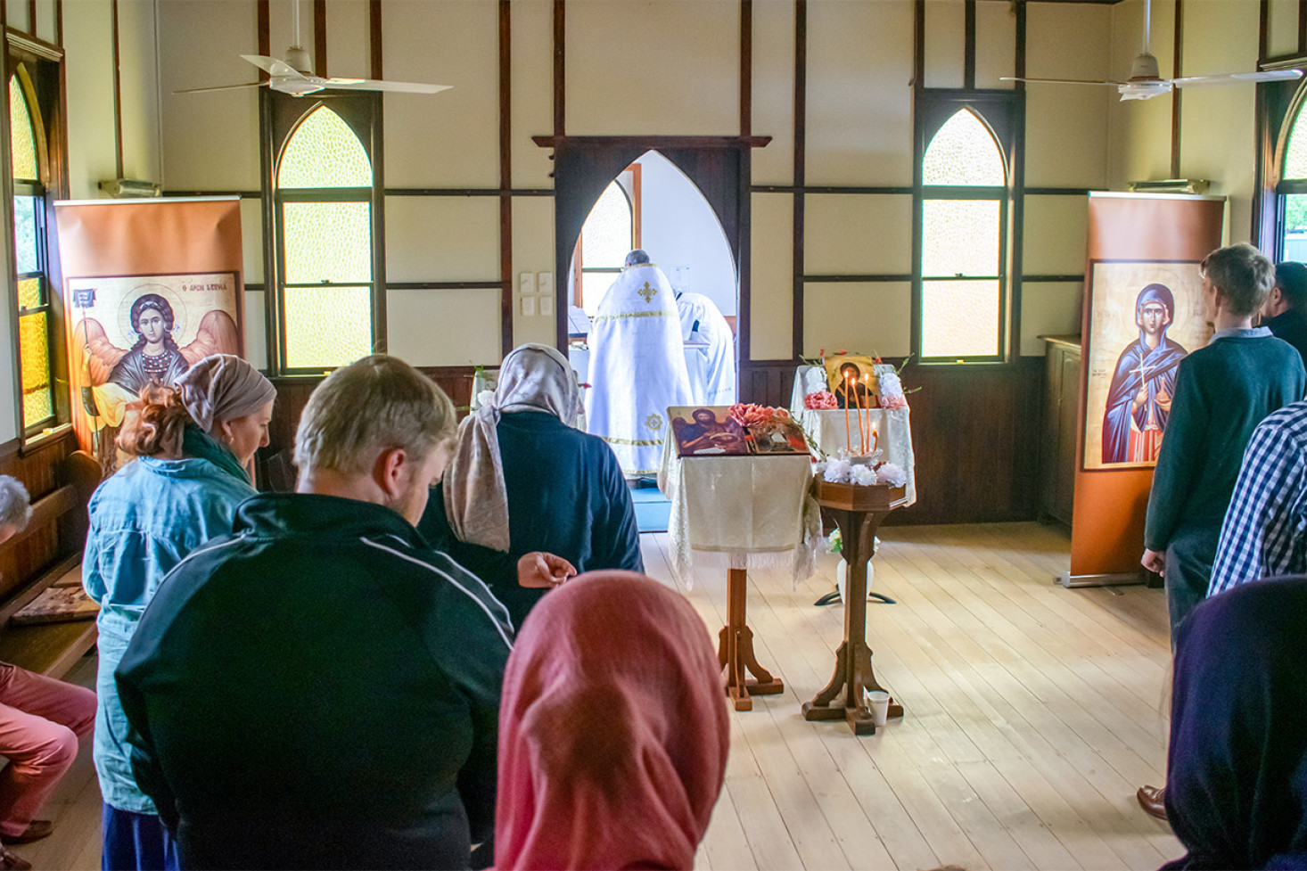 The Orthodox Church has brought new life to the former Uniting Church in Cambooya.