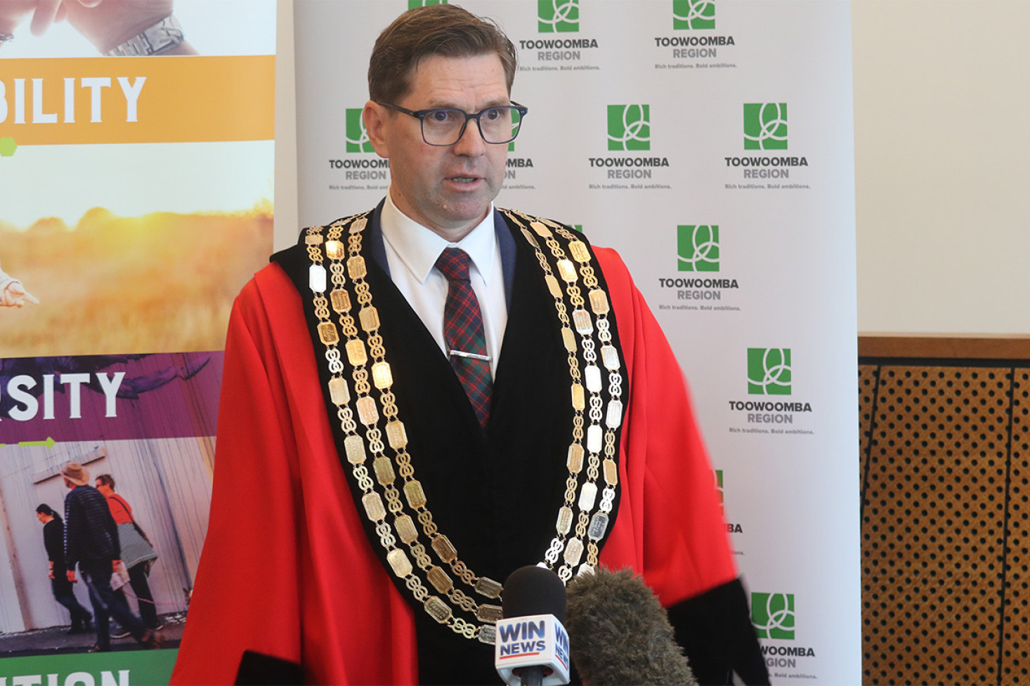 Mayor Geoff McDonald.