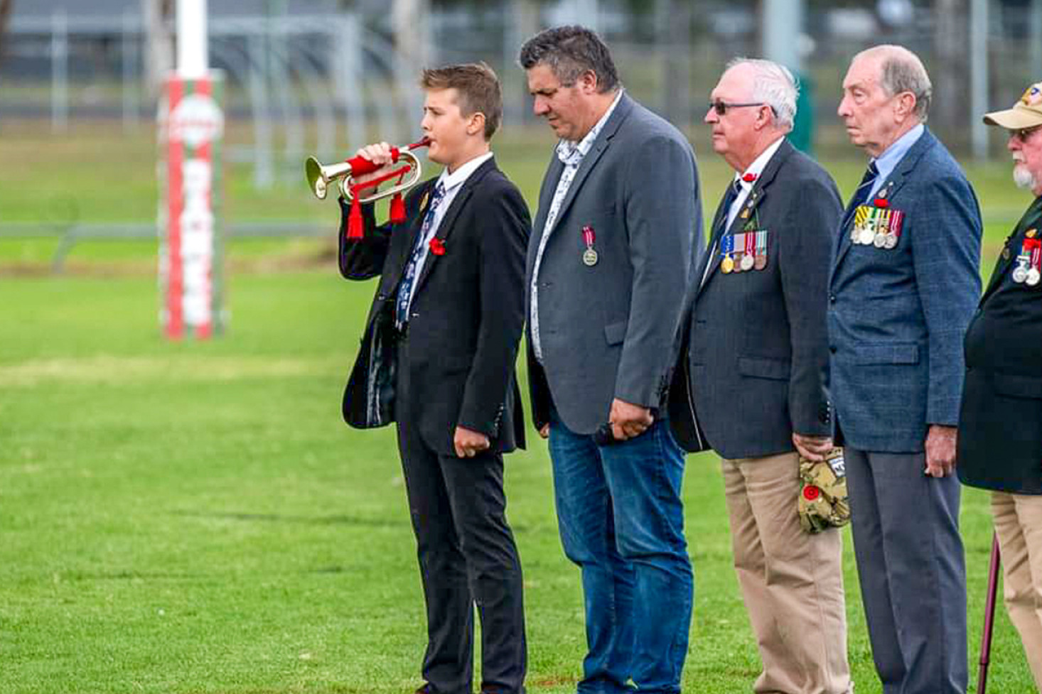 An ANZAC Day commemoration was held prior to the games commencing.
