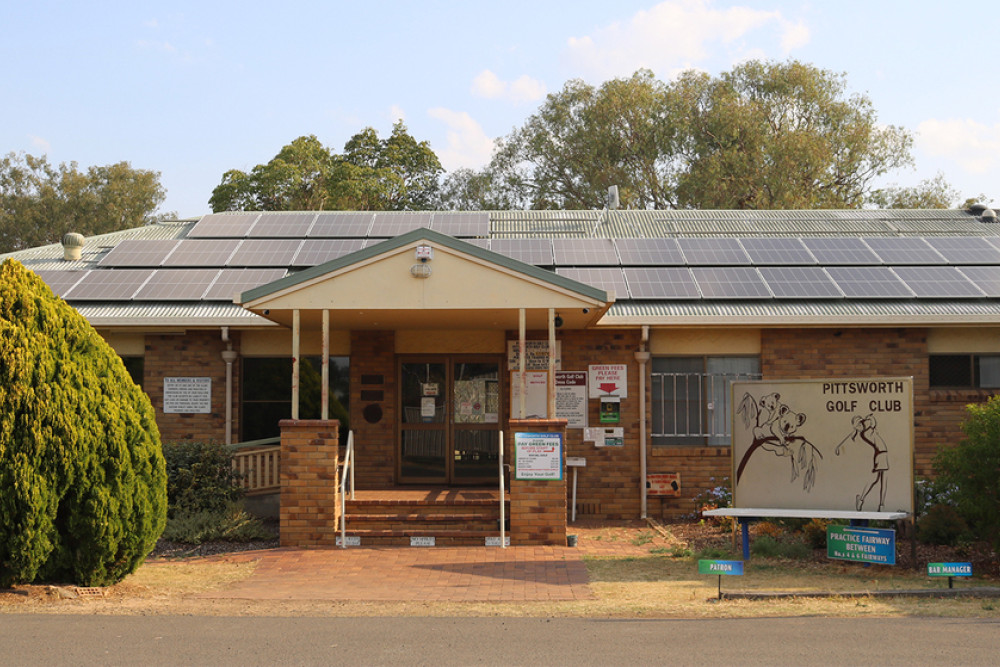 Pittsworth Golf Club used its last GCBF grant to install solar panels on the new clubhouse.