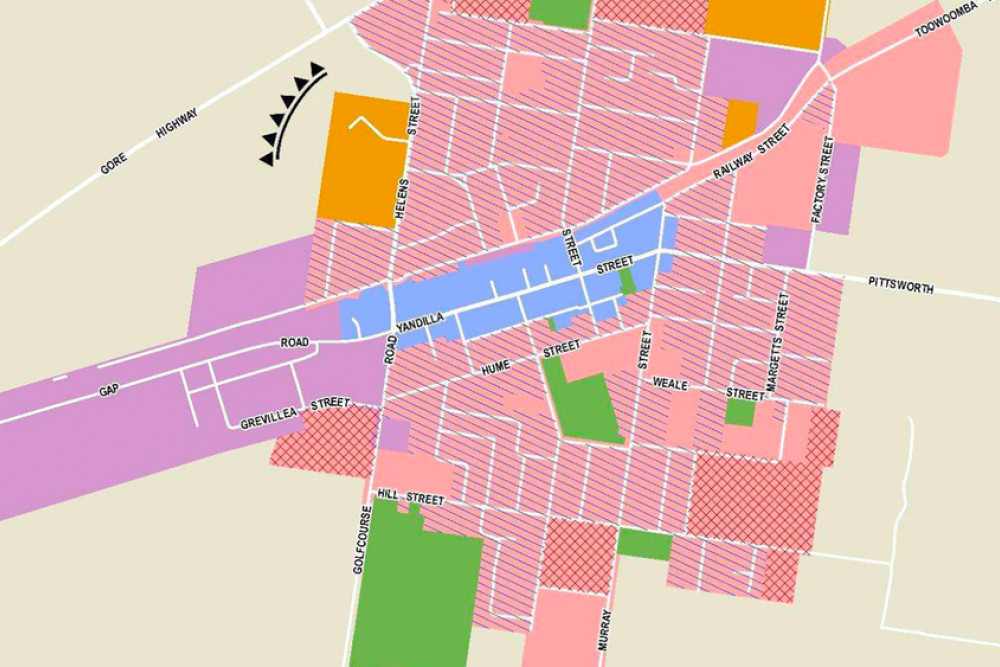 The anticipated growth for Pittsworth and Millmerran.