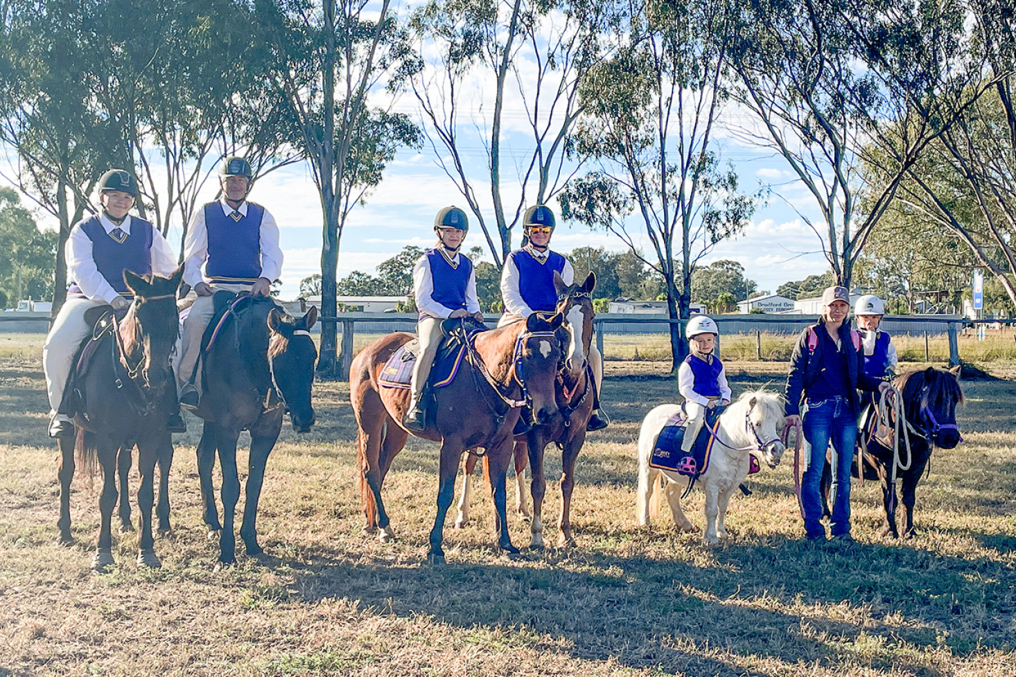 Pony riders at the Oakey Showgrounds