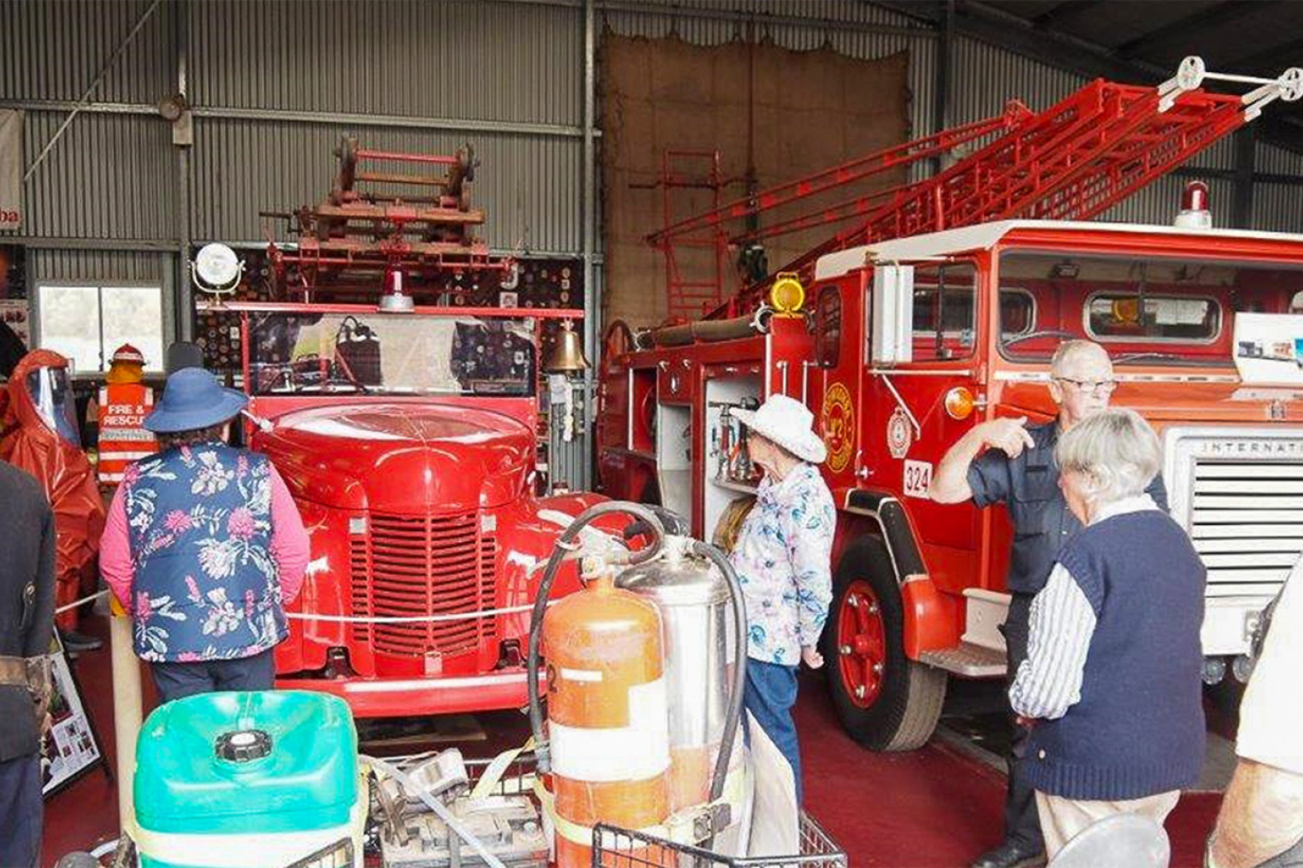 Members visited the Peacehaven Nursery and Fire Truck Museum at Highfields.