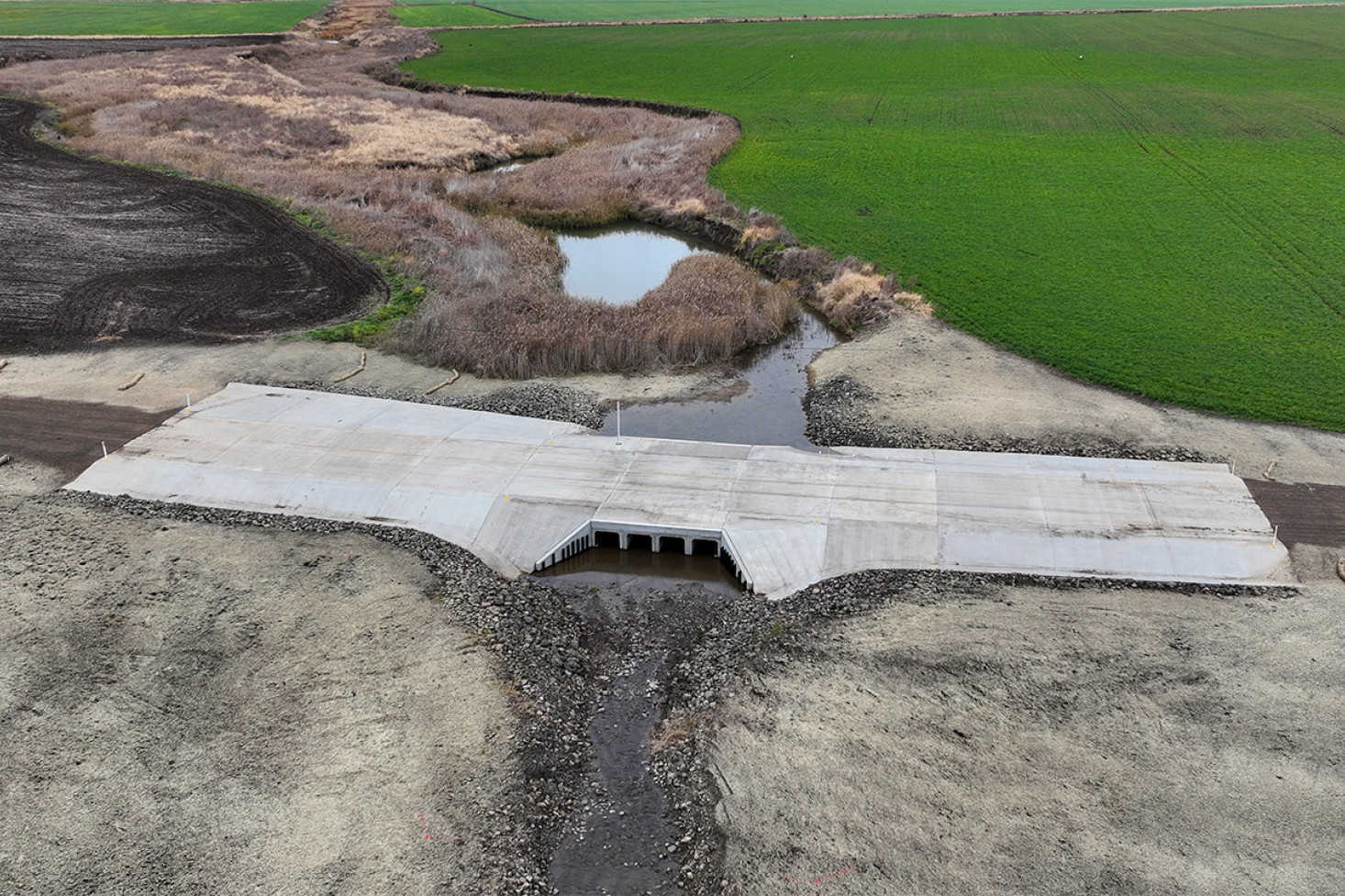 The Jimna Springs Road Floodway at Southbrook.