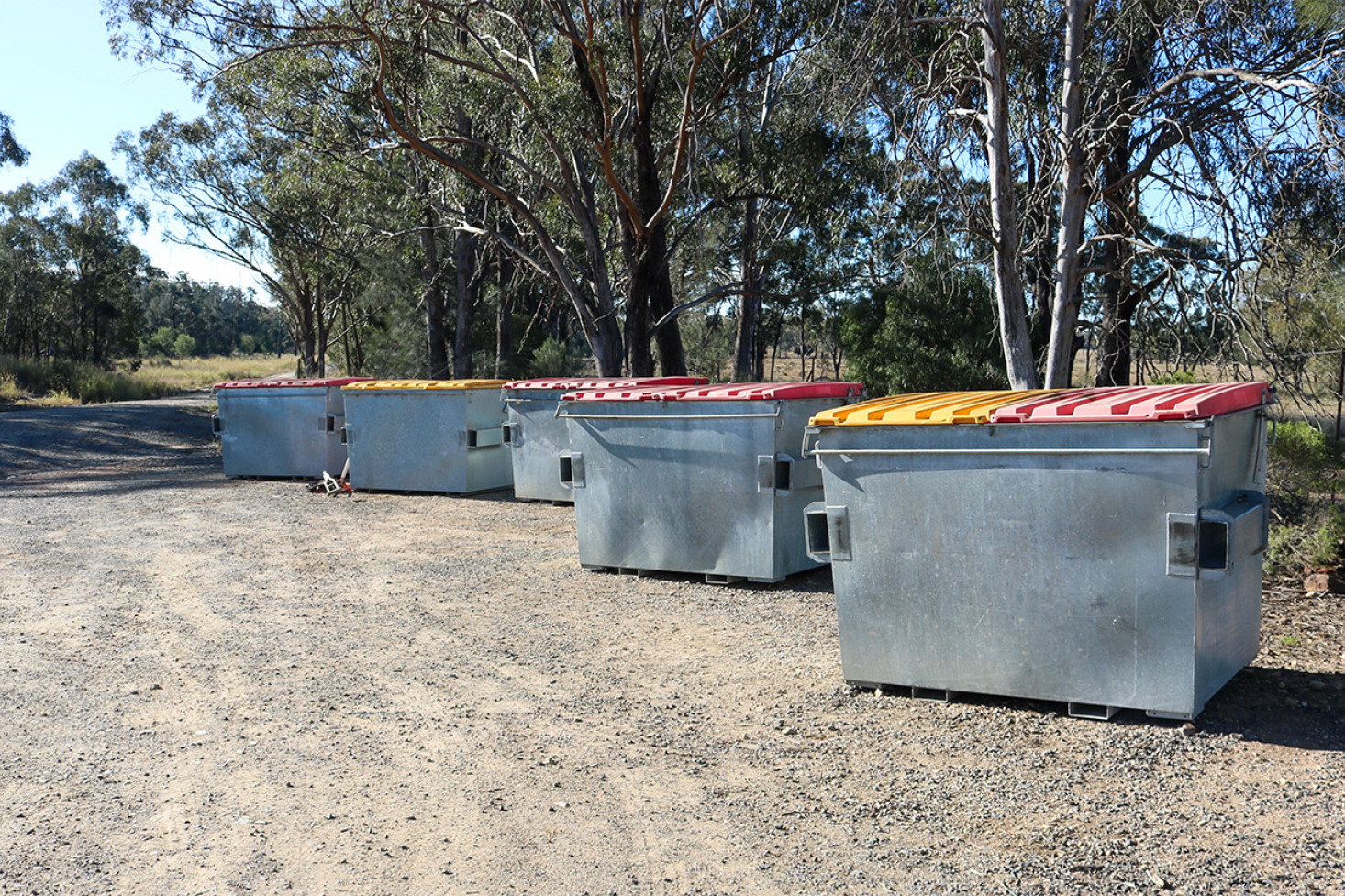 Rocky Creek bin station.