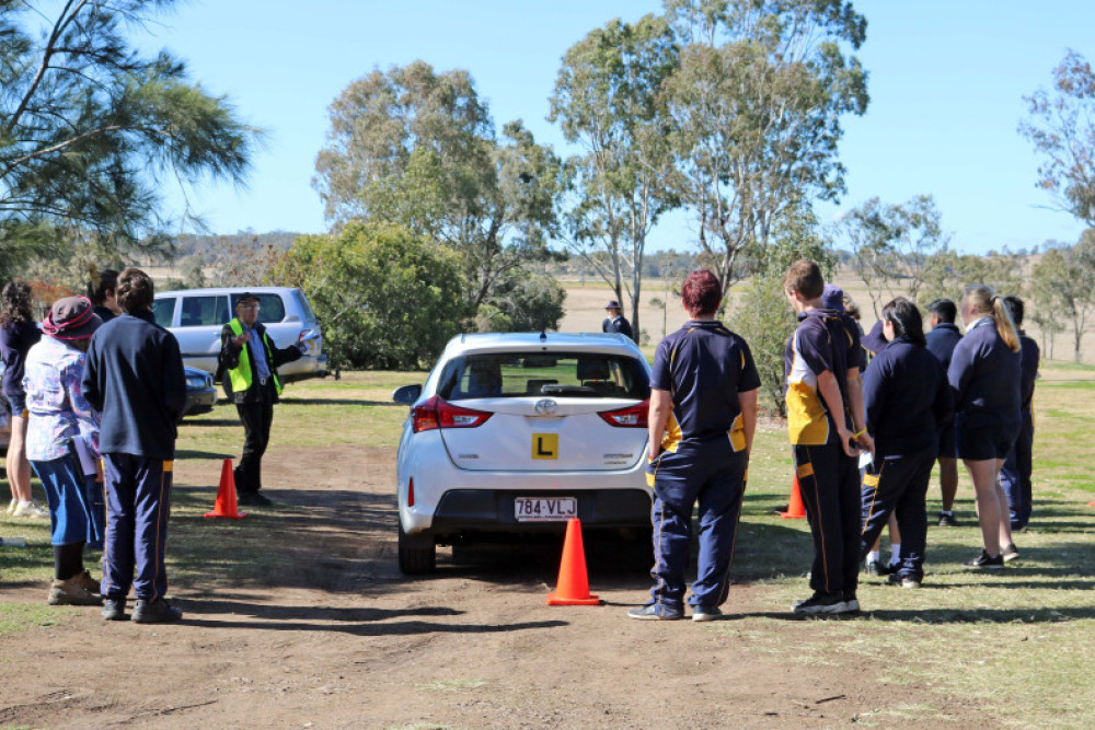 Year 10 and 11 students from PSHS attended a practical session on road safety thanks to the help of TK’s Driving School.