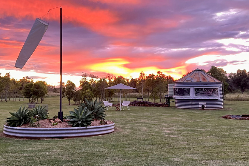 Silo glamping - feature photo