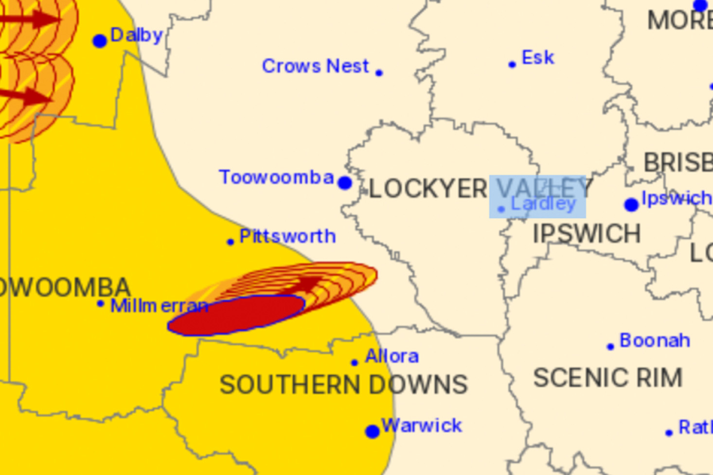 Severe Thunderstorm Warning issued for Clifton district - feature photo