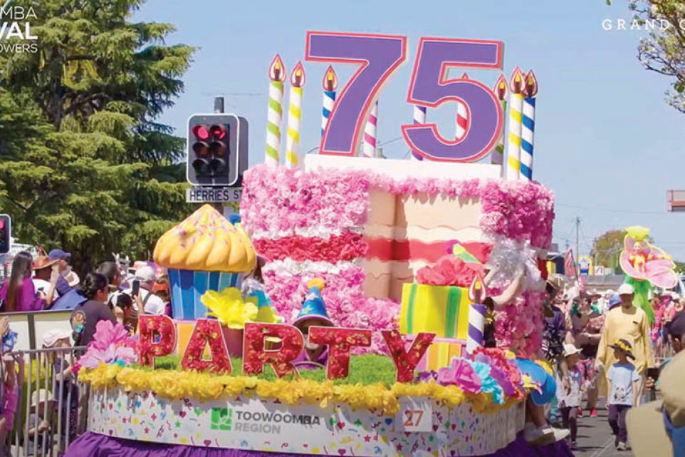 The 2024 Grand Champion float from Tony’s Community Kitchen. Photo, TCOF