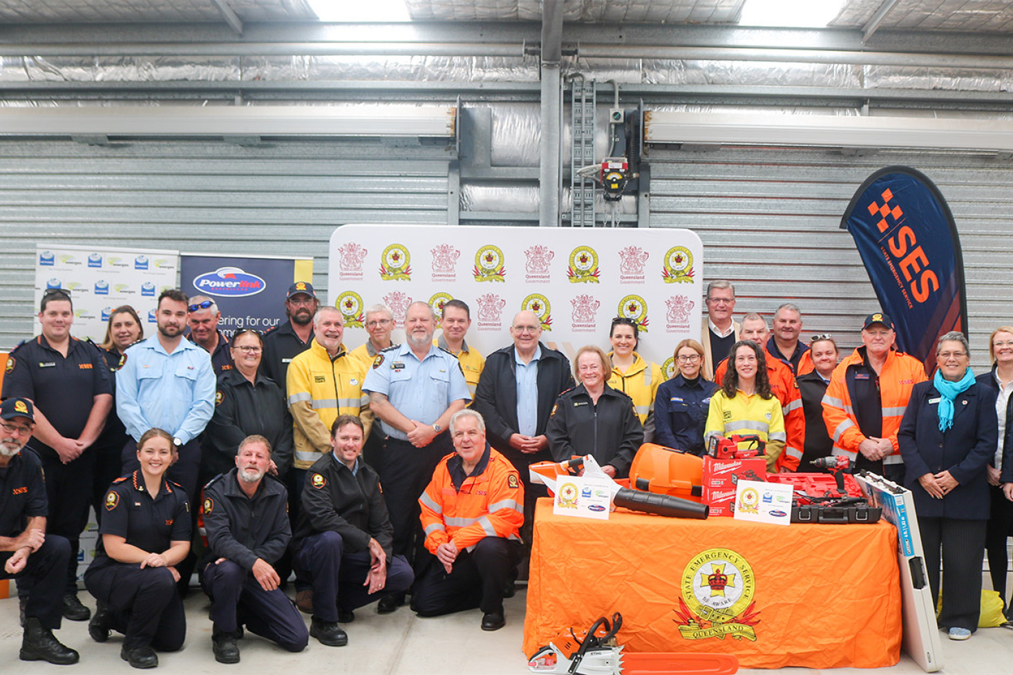 SES, Powerlink, and invited dignitaries attended a ceremony at SES South-Western Region headquarters.