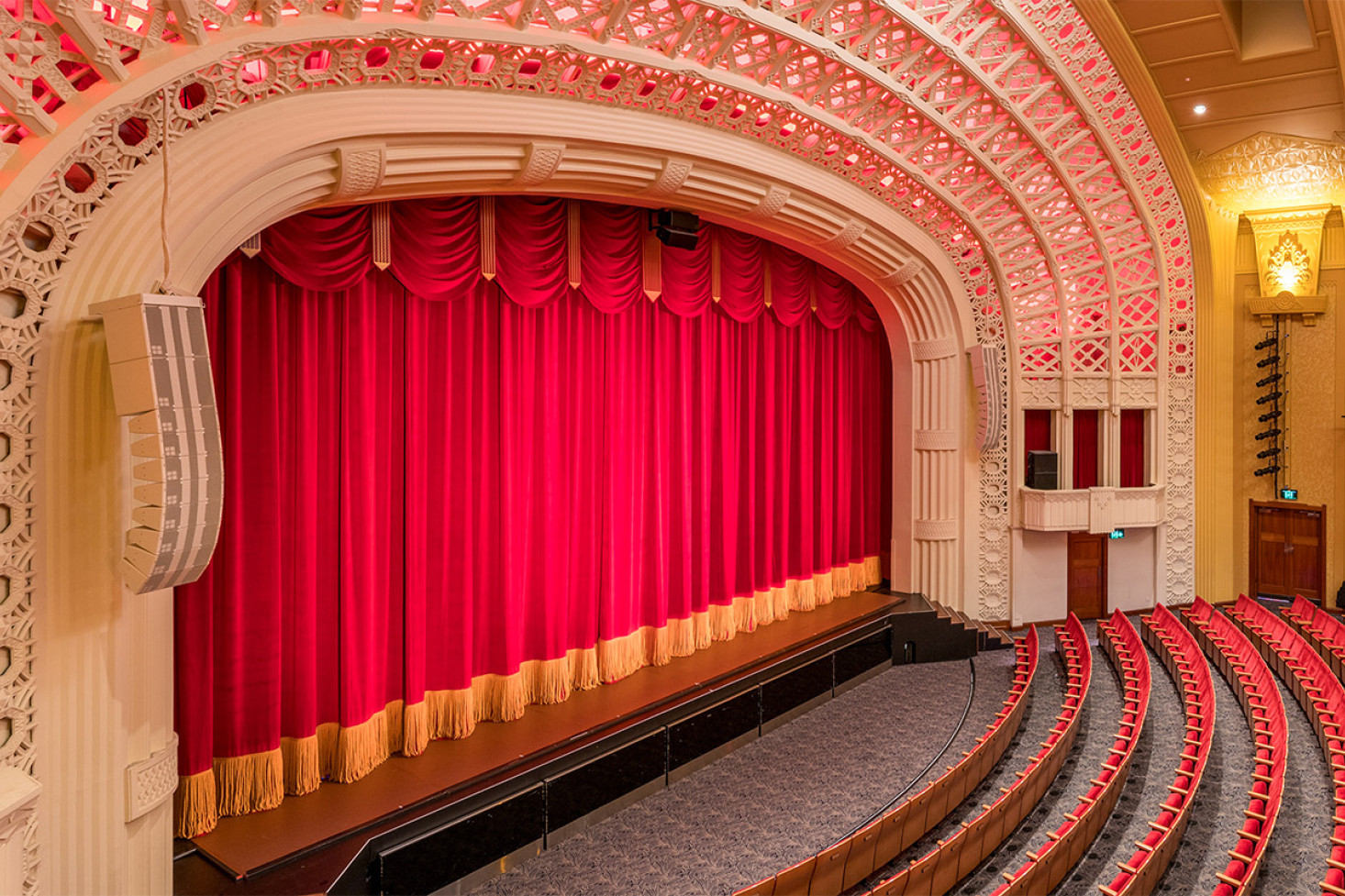 The Empire’s bright new curtains.