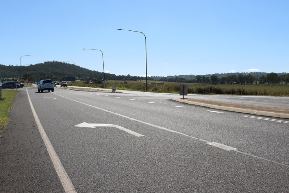 Residents recognised a new turning lane off Toowoomba-Athol Road onto Westbrook Road (on the right-side of the photo) would improve safety.