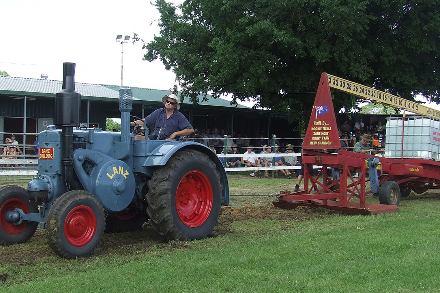 The popular tractor pull.