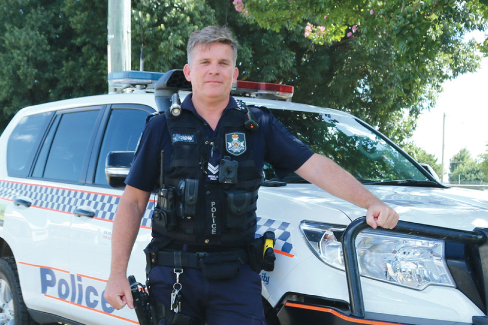 Senior Constable Brendan Stokes is the new police officer at Leyburn.