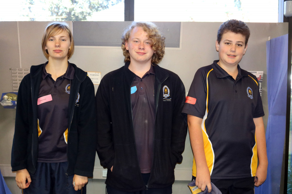 Twenty students from around the region, including three from Pittsworth State High School, attended the Aspire2Health workshop at the UQ Rural Clinical School on Tuesday where they got to witness lifelike scenarios and gain a greater understanding of what a career in the health care industry looks like. Pictured above: Sophie Forde, Tristan Ennis and Mitchell O’Brien