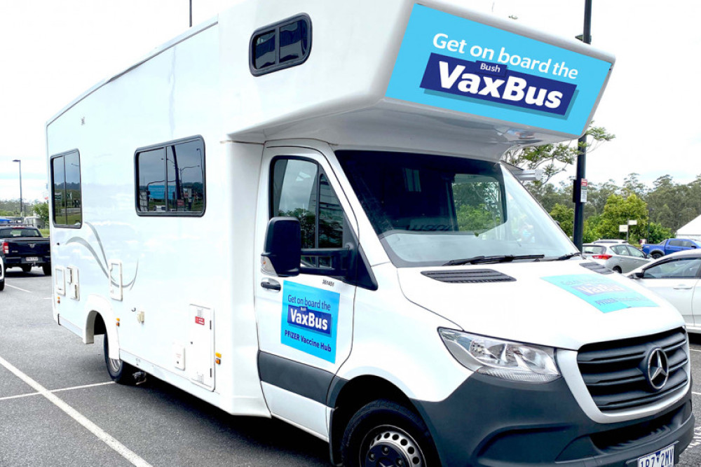 The Bush VaxBus will be on the road for the next two weeks until Saturday, 13 November stopping in the small towns along the way.