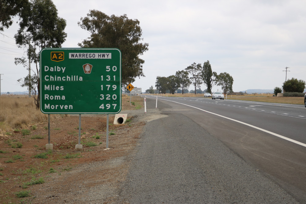 Three intersections between Oakey and Dalby will have left-turn lanes installed to improve safety for motorists.