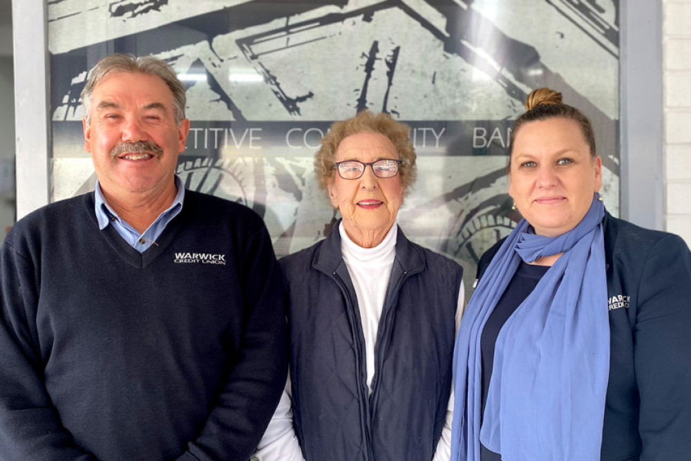 Ian Tate, Dorothy Rubie and Sally Gerrard