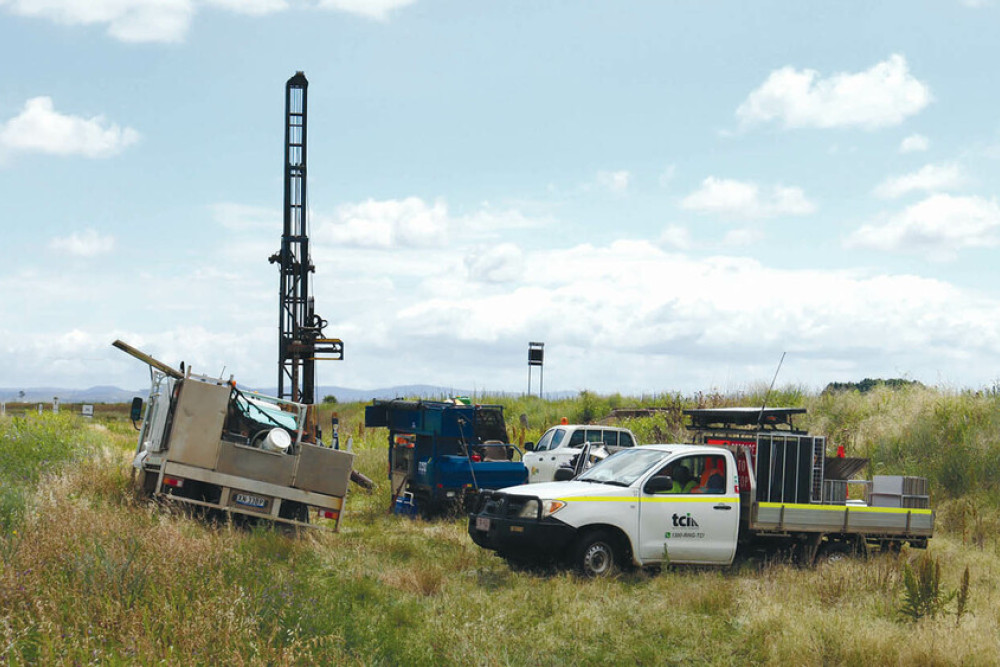 Test drilling along the proposed pipeline route was conducted north of Clifton in 2021.