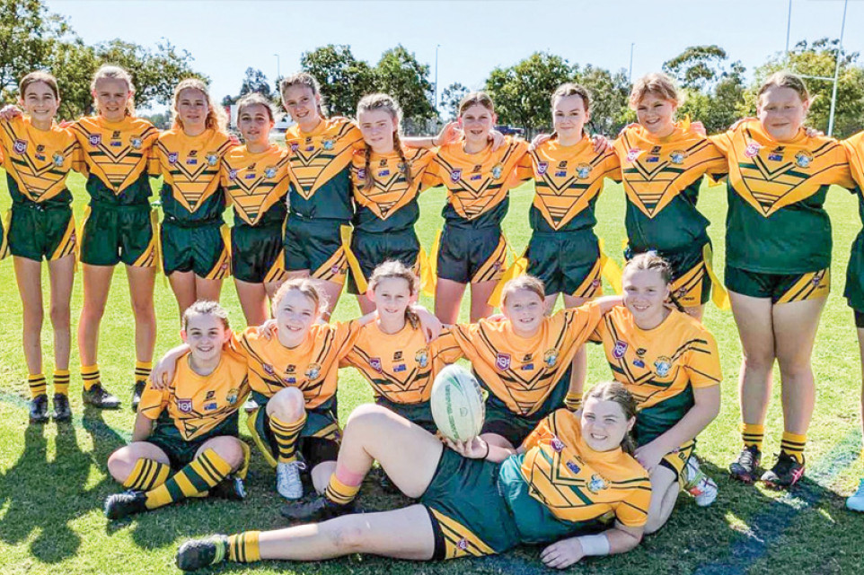 Wattles ‘All In Electrical’ Under 15 Girls League Tag team on Sunday after contesting the Warwick & District Junior Rugby League Preliminary Final at Gilbert Oval, Goondiwindi - Back: Isabella Wolski, Lily Hinz, Zoey Sweet, Tori Sweet. Teeah Davis, Ella Morris, Georgia Death. Mia Berry, Kaleah Short, Olivia Brady, Molly Williams, Millie Delsanto. Middle: Priseis Williamson, Emelia Hoey, Peighton Hetherington, Mahailia Williams, Rikaya Kelk. Front - Roxy Williams. (Image: George Berry)