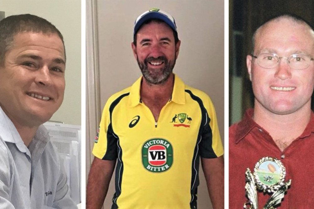 Travis Burns (left), Tony Morris (centre) and Cameron Hamblin (right) will respectively coach Wattles’ A Grade, Reserves and Under 19 sides in the 2023 season.