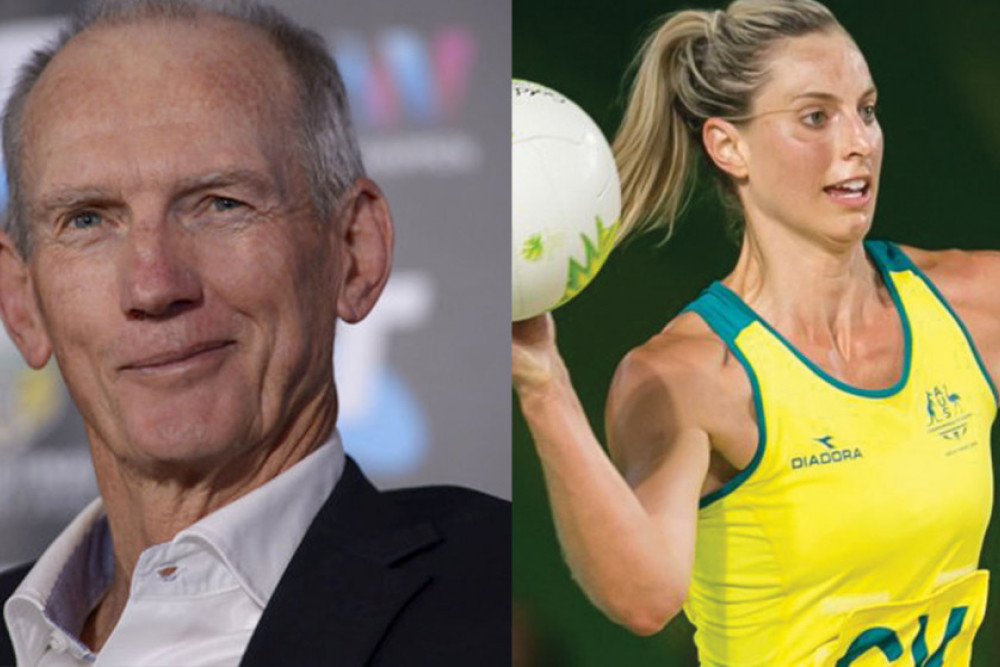 Wayne Bennett (Photo Courtesy Daily Star) and Laura Geitz