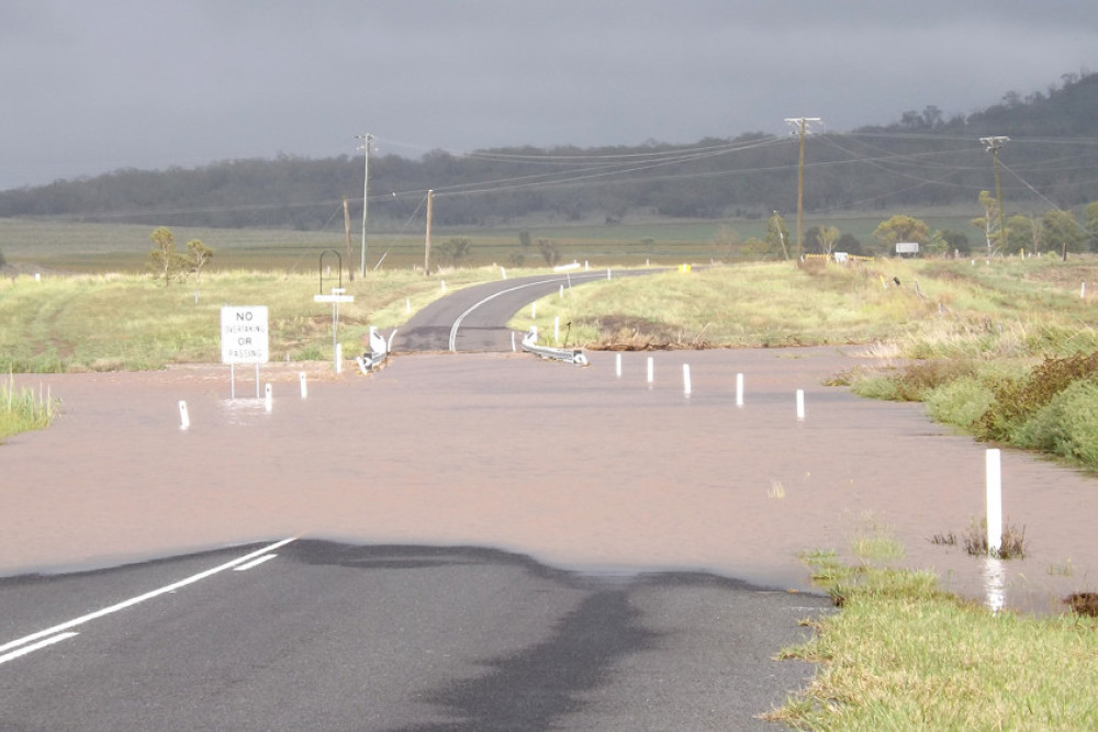 Many of our roads flood quickly and the water can be deceptively deep. If It’s Flooded: Forget It and just Back it Up.