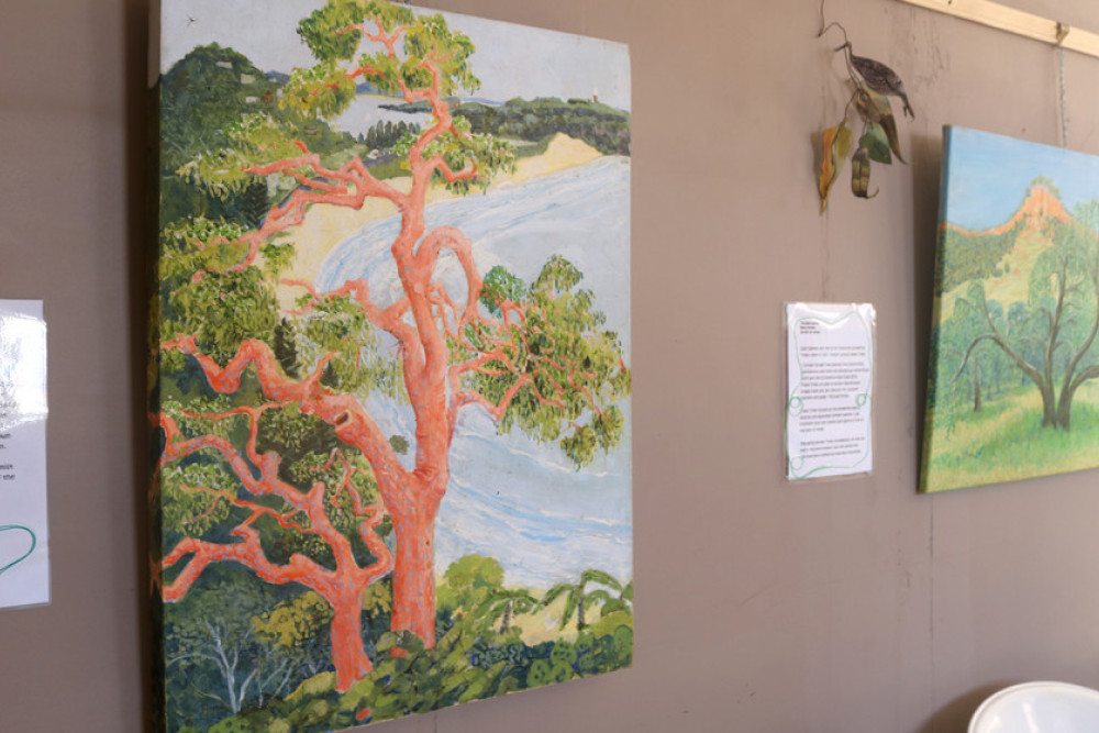 A large number of paintings and other artworks depicting trees and the environment will be on display.