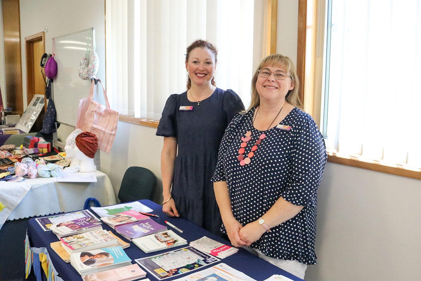 Women’s Health Nurses for Millmerran and Pittsworth, Gemma and Sara, were at the Health Expo on Thursday.