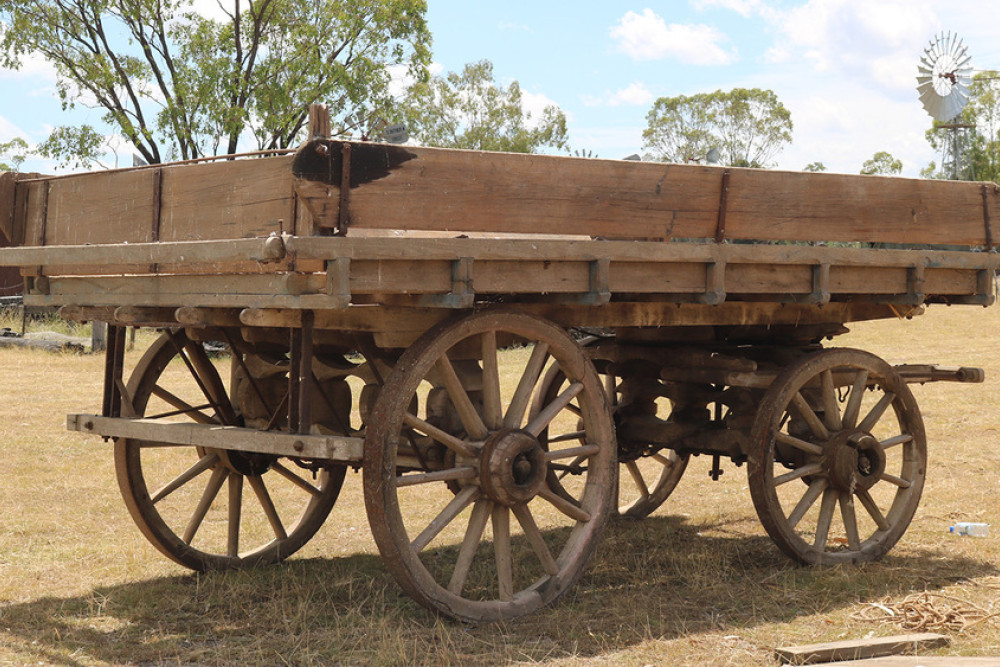 An old wool wagon is one of the many historic displays which will be on view at the event with demonstrations taking place throughout the day.