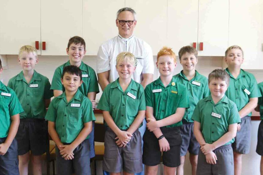 Students from St. Stephen’s Primary School (both boys and girls) attended The World Day of Prayer service on March 1 at the Pittsworth Uniting Church.