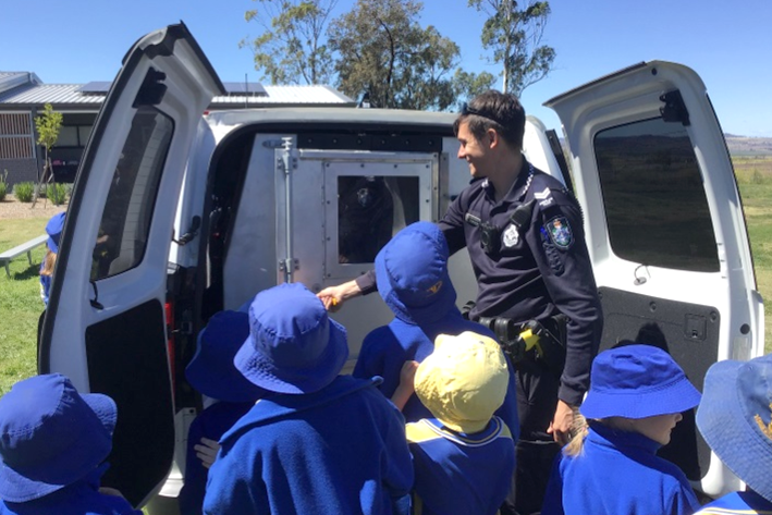 Police visit Wyreema State School - feature photo