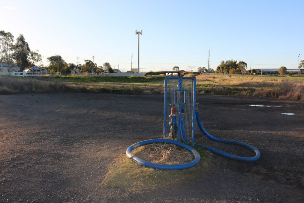 The standpipe near Cambooya Wyreema Road.